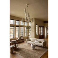 Loloi Heritage Clay / Natural 10'-0" X 10'-0" Square Area Rug -France and So Furniture HERTHER 01CGNA 10