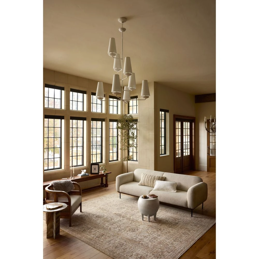 Loloi Heritage Ivory / Natural 10'-0" X 10'-0" Square Area Rug 2 Loloi Heritage Ivory / Natural 10'-0" X 10'-0" Square Area Rug - Image 2