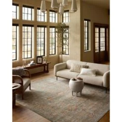 Loloi Heritage Aqua / Terracotta 13' X 16' Area Rug -France and So Furniture HERTHER 06AQTC 10 69a036d0 9c51 4a00 98af a7527deb090a