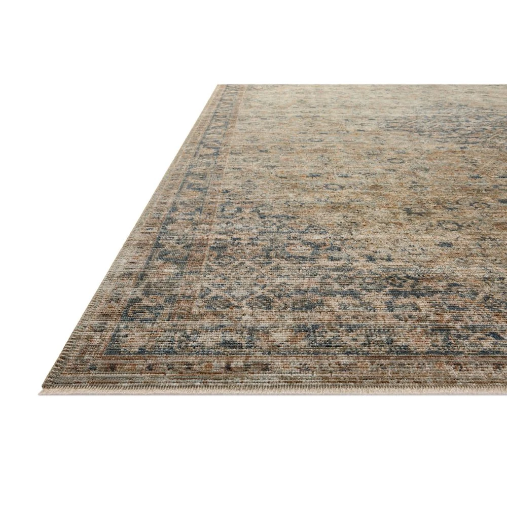 Loloi Heritage Sage / Navy 2'-0" X 3'-0" Accent Rug 3 Loloi Heritage Sage / Navy 2'-0" X 3'-0" Accent Rug - Image 3