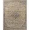 Loloi Heritage Sage / Navy 2'-5" X 10' Runner