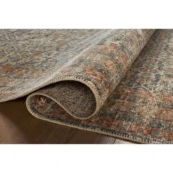 Loloi Heritage Blue / Rust 2'-5" X 16' Runner -France and So Furniture HERTHER 12BBRU 24 d9c4414b 75c6 4053 a2de b86a041449e6
