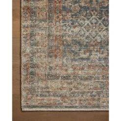 Loloi Heritage Blue / Rust 2'-5" X 16' Runner -France and So Furniture HERTHER 12BBRU 25 7a961a2a 3162 4e75 8de1 902c25162895