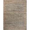 Loloi Heritage Blue / Rust 2'-5" X 16' Runner