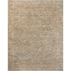 Loloi Heritage Ocean / Sand 10'-0" X 10'-0" Square Area Rug