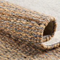 Rosenheim Lester + Rosier Handmade Solid Beige/ Gray Area Rug (5'X8') -France and So Furniture HNL01 4 7dfa1770 ad65 46c2 9fcd 4d82f898d7cd