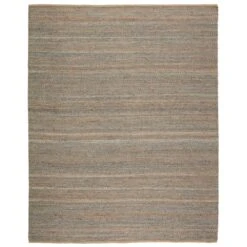 Rosenheim Lester + Rosier Handmade Solid Beige/ Gray Area Rug (5'X8')