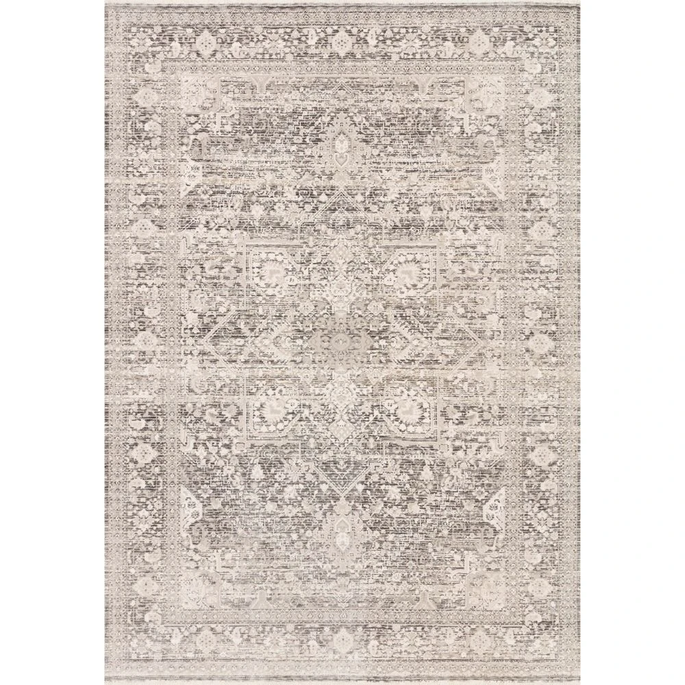 Loloi Homage Ivory / Grey 6'-3" X 8'-10" Area Rug 1 Loloi Homage Ivory / Grey 6'-3" X 8'-10" Area Rug