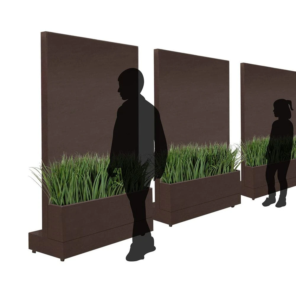 Movable Partition Wall With Liriope Planter 3 Movable Partition Wall With Liriope Planter - Image 3