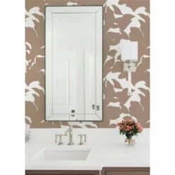 Holly Jet Premium Wallpaper -France and So Furniture Holly Truly Taupe Vanity
