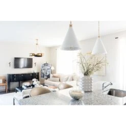 Plaster No.1 1 Light Medium Pendant -France and So Furniture Hopper 271 09 Plaster No 5ce49edb e3fd 47e2 a821 7596b153bcc2