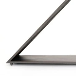 Vienne Firewood Storage - Coated Gunmetal -France and So Furniture IELE 125 DET 1