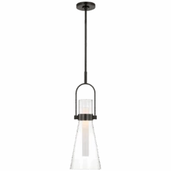Elwood 9" Conical Pendant - Bronze