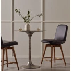 Morrow Counter Table - Raw Antique Nickel 22 Morrow Counter Table - Raw Antique Nickel -France and So Furniture IMAR 213A VIG 2