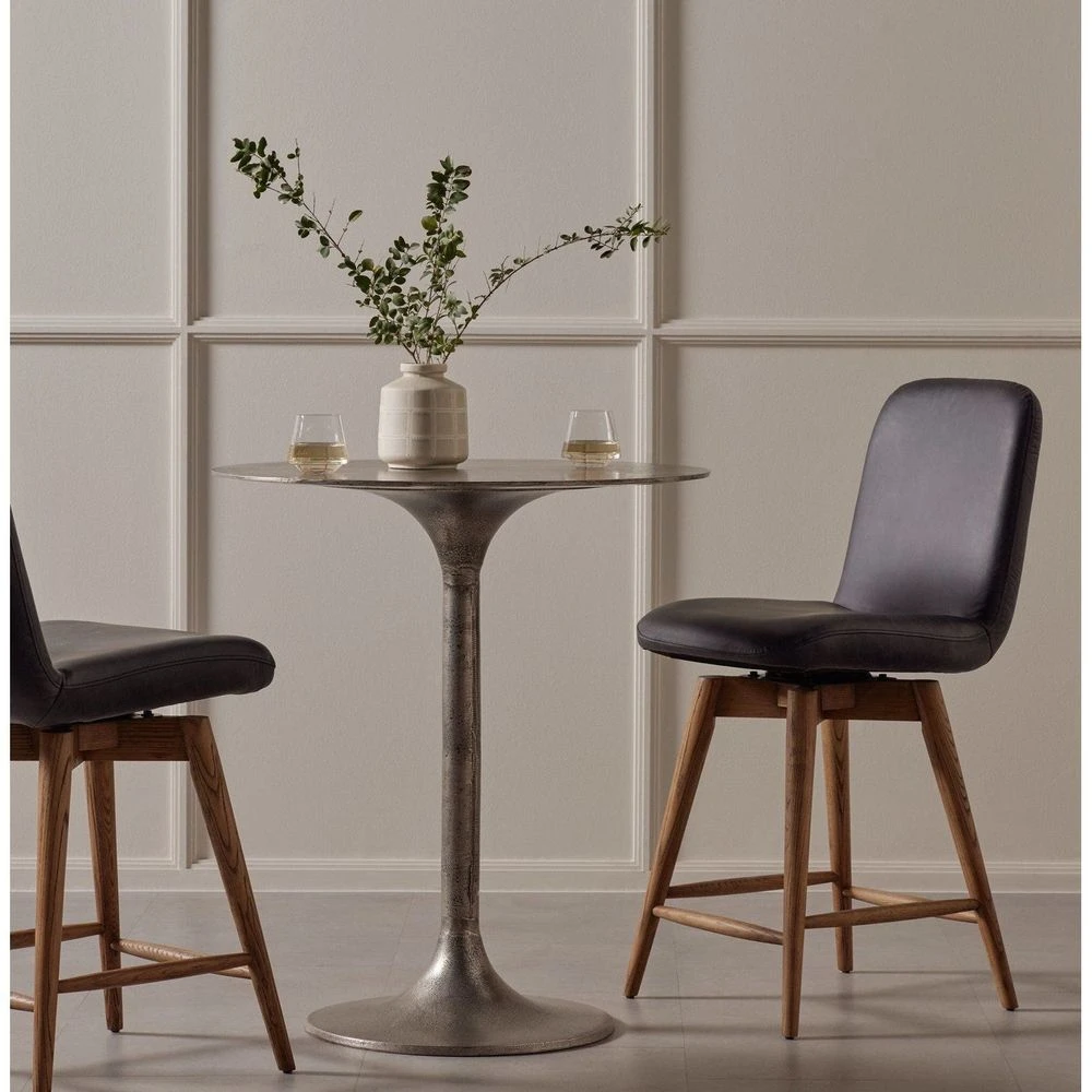 Morrow Counter Table - Raw Antique Nickel 11 Morrow Counter Table - Raw Antique Nickel - Image 11