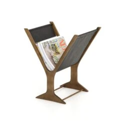 Lyndon Magazine Rack - Rustic Brass -France and So Furniture IMAR 222 DET 1