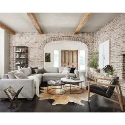 Lyndon Magazine Rack - Rustic Brass -France and So Furniture IMAR 222 HOV 1