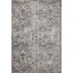 Loloi Indra Charcoal / Silver 2'-6" X 8'-0" Runner Rug
