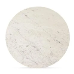 Torrance Dining Table - Polished White Marble -France and So Furniture IRCK 144 TOP 1 28802200 834c 4c9f 8b21 de5945e7ff38