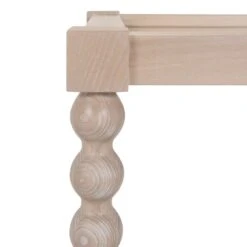 Isadore Bobbin Style Bar Cart In Light Cerused Oak -France and So Furniture ISADORE 20CO DETAIL 202