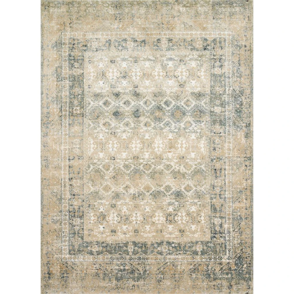 Magnolia Home By Joanna Gaines X Loloi James Sand / Ocean 2'-7" X 13' Runner Rug 1 Magnolia Home By Joanna Gaines X Loloi James Sand / Ocean 2'-7" X 13' Runner Rug