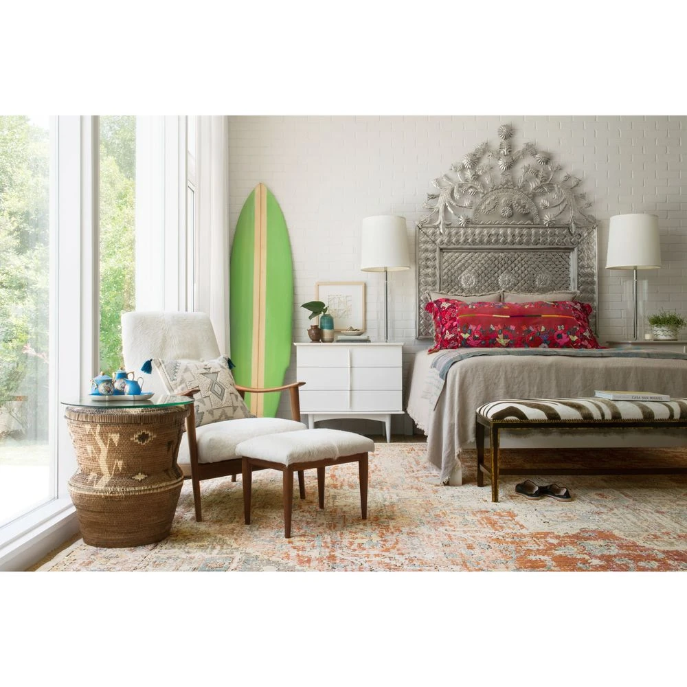 Loloi Javari Berry / Sunrise 2'-6" X 10'-0" Runner Rug 7 Loloi Javari Berry / Sunrise 2'-6" X 10'-0" Runner Rug - Image 7