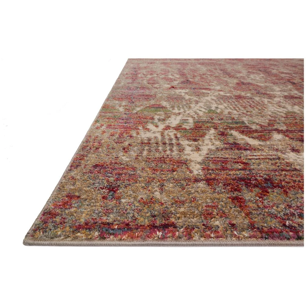 Loloi Javari Drizzle / Berry 6'-7" X 9'-4" Area Rug 3 Loloi Javari Drizzle / Berry 6'-7" X 9'-4" Area Rug - Image 3