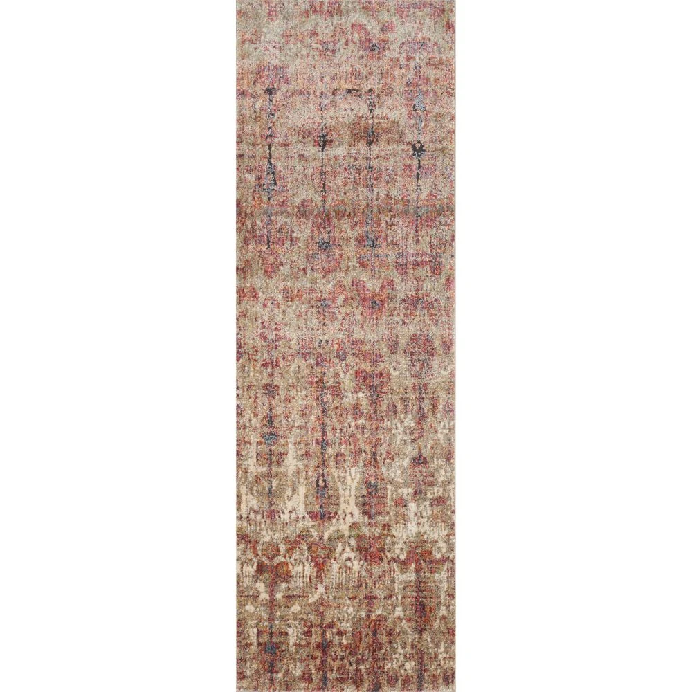 Loloi Javari Drizzle / Berry 6'-7" X 9'-4" Area Rug 4 Loloi Javari Drizzle / Berry 6'-7" X 9'-4" Area Rug - Image 4