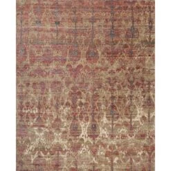 Loloi Javari Drizzle / Berry 6'-7" X 9'-4" Area Rug