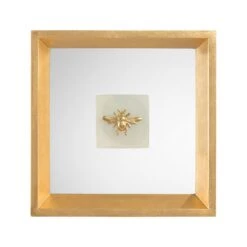 Bee On Stone, Alabaster I - Grey