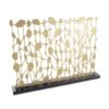 Abstract Sculptural Fire Screen - Black