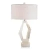 Concept Alabaster Table Lamp - Silver,White