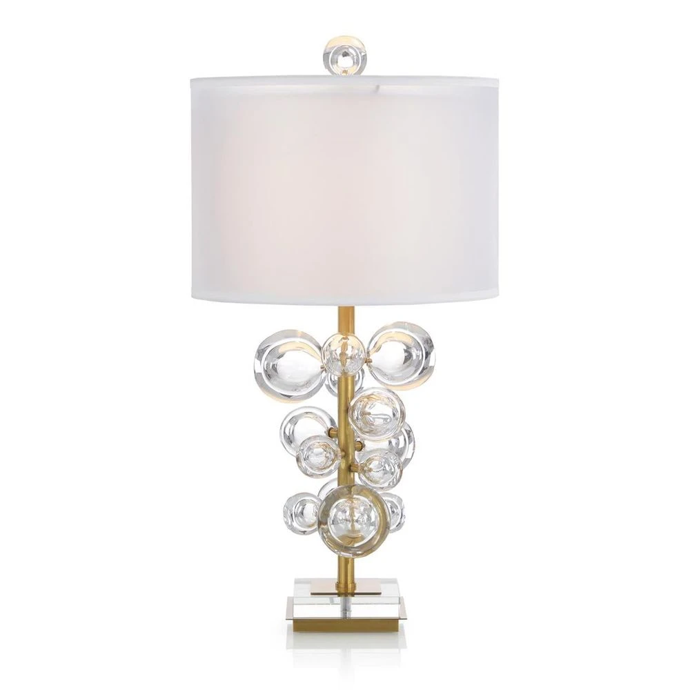 Sphere Table Lamp - Clear,White 1 Sphere Table Lamp - Clear,White