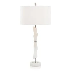 Belle Table Lamp - White