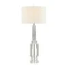 Tiered Deco Crystal Lamp - White