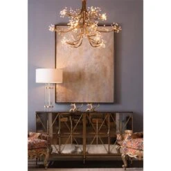 Crystal Rod Table Lamp - Clear,White -France and So Furniture JRL 8990 7