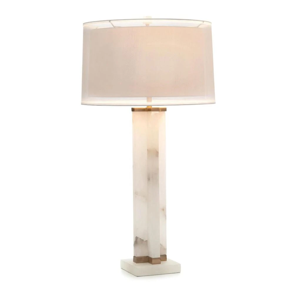 Onyx Cross Table Lamp - Off White,White 1 Onyx Cross Table Lamp - Off White,White