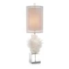 Celene Table Lamp - Grey, Silver, White