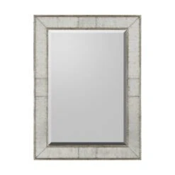 Alden Mirror - Silver - Eglomise