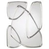 Alden Mirror In Pewter - Silver