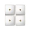 Galaxy Mirrors (Set Of Four) - Silver