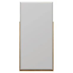 Caspian Mirror - Gold - Beech Wood