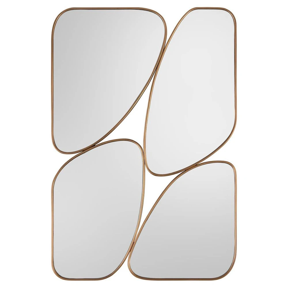 Solis Mirror - Quad Pane - Gold 1 Solis Mirror - Quad Pane - Gold