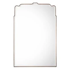 Zyra Mirror - Brown - Beech Wood