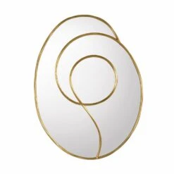 Flourish Mirror - Gold