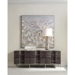 Teng Fei's Silver Lily Pond - Multicolor, Silver -France and So Furniture JRO 2909 8 2ec20209 8343 4b52 9ca6 12fbf88861bd