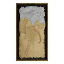 Daniel M. Smith's Fringed I - Gold,Grey