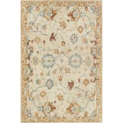 Loloi Julian Ivory / Multi 2'-6" X 7'-6" Runner Rug