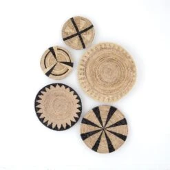 Clara Wall Hangings, Set Of 5 - Cream Agel