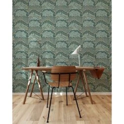 Jandaya Wallpaper -France and So Furniture Jandaya BlueStone Desk MockIp denys striyeshyn
